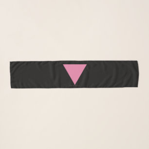 SlipperyJoe's pink triangle flag bright pink symbo Scarf
