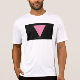 SlipperyJoe's pink triangle flag bright pink symbo T-Shirt