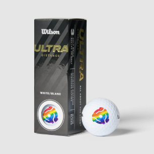 SlipperyJoe's plastic 45 RPM record adapter vibran Golf Balls