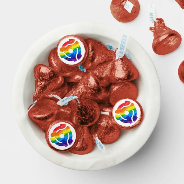 SlipperyJoe's plastic 45 RPM record adapter vibran Hershey®'s Kisses® (Assorted)