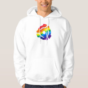SlipperyJoe's plastic 45 RPM record adapter vibran Hoodie