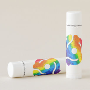 SlipperyJoe's plastic 45 RPM record adapter vibran Lip Balm