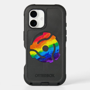 SlipperyJoe's plastic 45 RPM record adapter vibran iPhone 16 Case