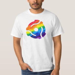 SlipperyJoe's plastic 45 RPM record adapter vibran T-Shirt