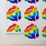 SlipperyJoe's plastic 45 RPM record adapter vibran Wallpaper<br><div class="desc">SlipperyJoe's plastic 45 RPM record adapter vibrant rainbow tie-dye design spindle insert contemporary pop-art vibe red orange yellow green blue purple retro meets modern 7-inch vinyl artistic gay pride gifts LGBTQIA merging nostalgia with modern identity standard turntables</div>