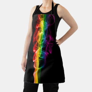 SlipperyJoe's plume of rainbow energy vapor caught Apron