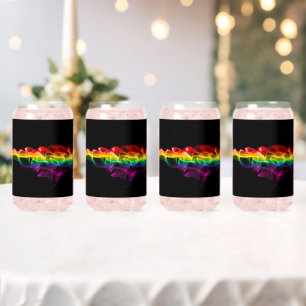 SlipperyJoe's plume of rainbow energy vapor caught Can Glass