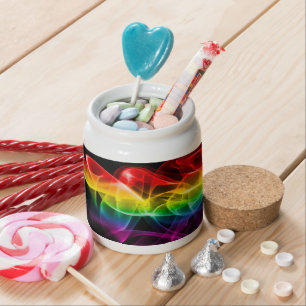 SlipperyJoe's plume of rainbow energy vapor caught Candy Jar