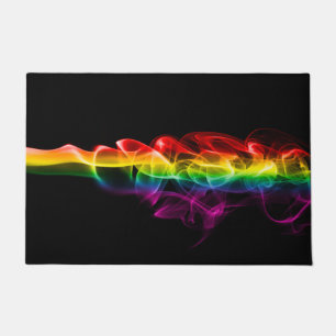 SlipperyJoe's plume of rainbow energy vapor caught Doormat