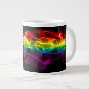 SlipperyJoe's plume of rainbow energy vapor caught Giant Coffee Mug