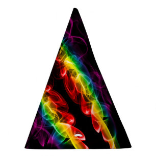SlipperyJoe's plume of rainbow energy vapor caught Party Hat