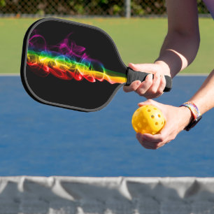 SlipperyJoe's plume of rainbow energy vapor caught Pickleball Paddle