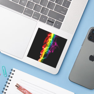 SlipperyJoe's plume of rainbow energy vapor caught Sticker