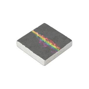 SlipperyJoe's plume of rainbow energy vapor caught Stone Magnet
