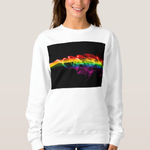 SlipperyJoe's plume of rainbow energy vapor caught Sweatshirt