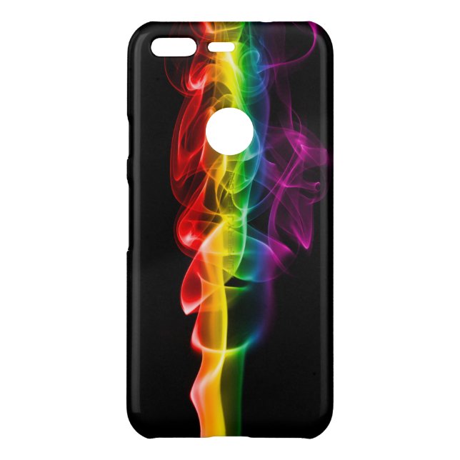 SlipperyJoe's plume of rainbow energy vapor caught Uncommon Google Pixel Case (Back)