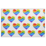 SlipperyJoe's pride heart curves shape 3-D three-d Fabric