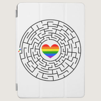 SlipperyJoe's pride maze heart arrow puzzle labyri iPad Air Cover