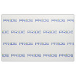 SlipperyJoe&#39;s pride word metallic letters radiates Fabric