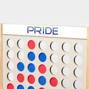 SlipperyJoe's pride word metallic letters radiates Fast Four