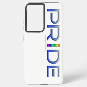 SlipperyJoe's pride word metallic letters radiates Samsung Galaxy S21 Ultra Case