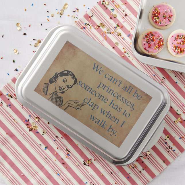 SlipperyJoe's Princess clap walking funny 50s cart Cake Pan (In Situ)