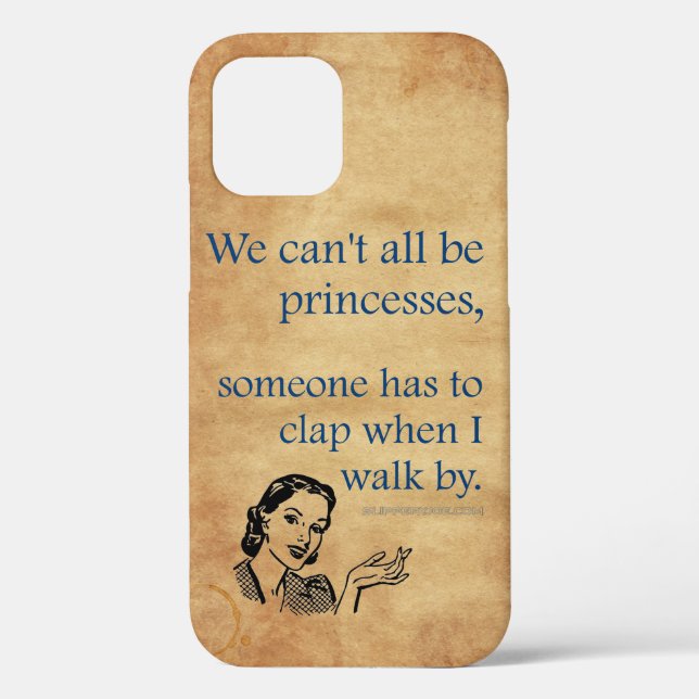 SlipperyJoe's Princess clap walking funny 50s vint Case-Mate iPhone Case (Back)
