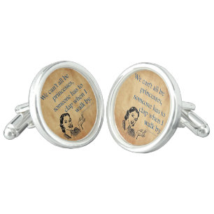 SlipperyJoe's Princess clap walking funny 50s vint Cufflinks