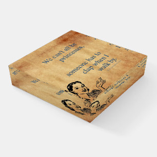 SlipperyJoe's Princess clap walking funny 50s vint Paperweight