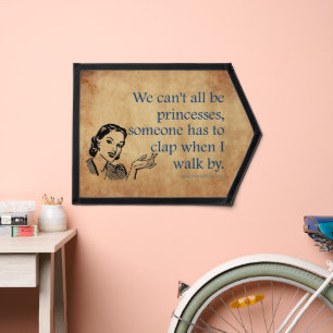 SlipperyJoe's Princess clap walking funny 50s vint Pennant