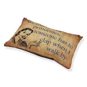 SlipperyJoe's Princess clap walking funny 50s vint Pet Bed