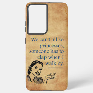 SlipperyJoe's Princess clap walking funny 50s vint Samsung Galaxy S21 Ultra Case