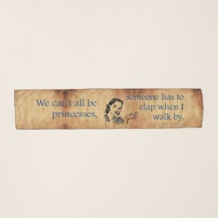 SlipperyJoe's Princess clap walking funny 50s vint Scarf
