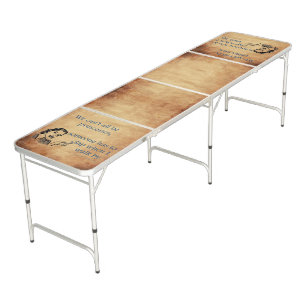 SlipperyJoe's princesses clap vintage poster retro Beer Pong Table