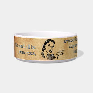 SlipperyJoe's princesses clap vintage poster retro Bowl