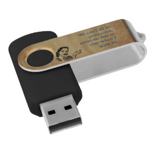 SlipperyJoe's princesses clap vintage poster retro Flash Drive