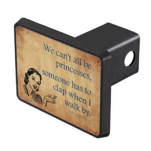 SlipperyJoe's princesses clap vintage poster retro Hitch Cover