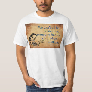 SlipperyJoe's princesses clap vintage poster retro T-Shirt