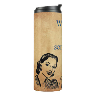 SlipperyJoe's princesses clap vintage poster retro Thermal Tumbler