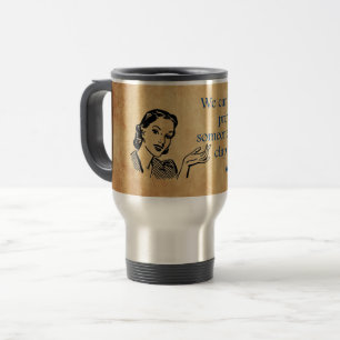SlipperyJoe's princesses clap vintage poster retro Travel Mug
