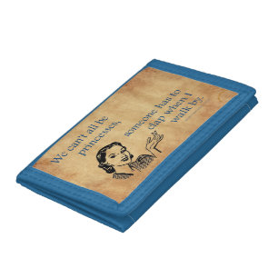 SlipperyJoe's princesses clap vintage poster retro Tri-fold Wallet
