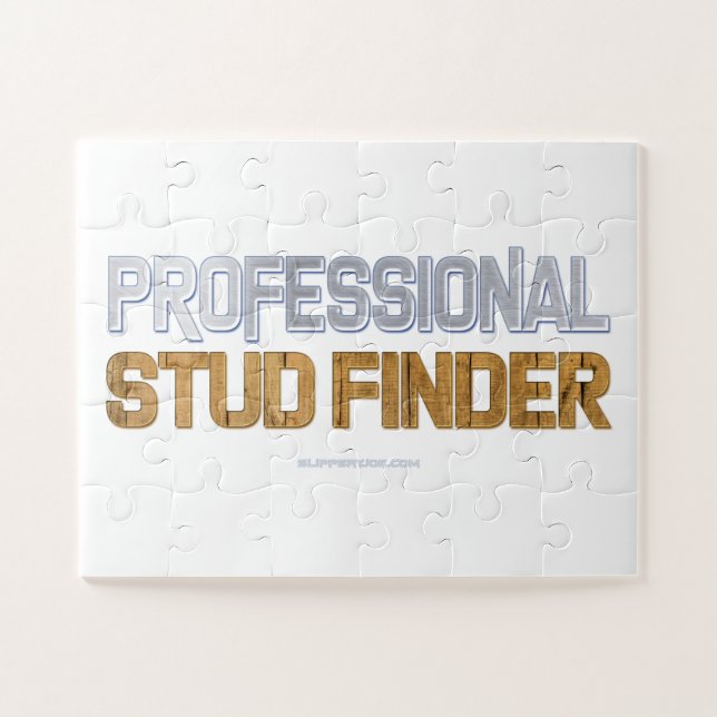 SlipperyJoe's Professional Stud Finder wood 3-D th Jigsaw Puzzle (Horizontal)