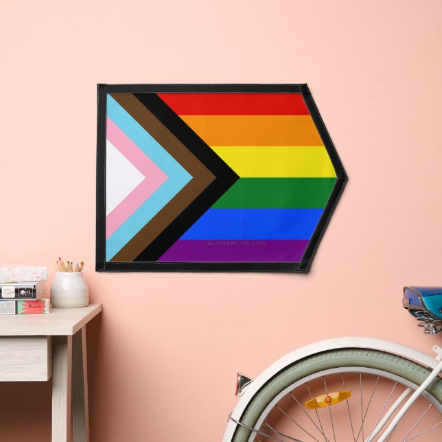 SlipperyJoe's Progress Pride Flag six classic hori (Insitu 2)