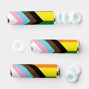 SlipperyJoe's Progress Pride Flag six classic hori Breath Savers® Mints