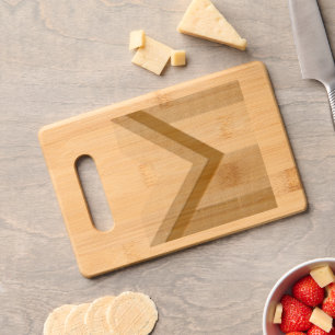 SlipperyJoe's Progress Pride Flag six classic hori Engraved Cutting Board