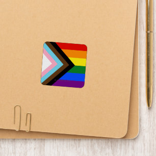 SlipperyJoe's Progress Pride Flag six classic hori Patch