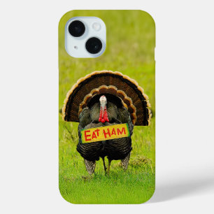SlipperyJoe's proud turkey eat ham red wattle hang iPhone 15 Case
