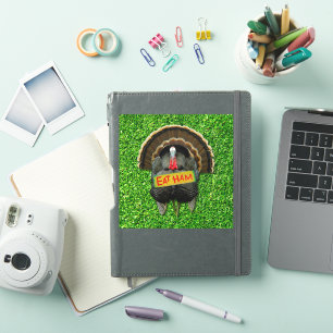 SlipperyJoe's proud turkey eat ham red wattle hang Sticker