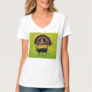 SlipperyJoe's proud turkey eat ham red wattle hang T-Shirt