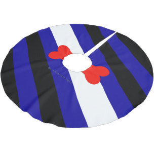 SlipperyJoe's puppy play pride flag express kink i Brushed Polyester Tree Skirt